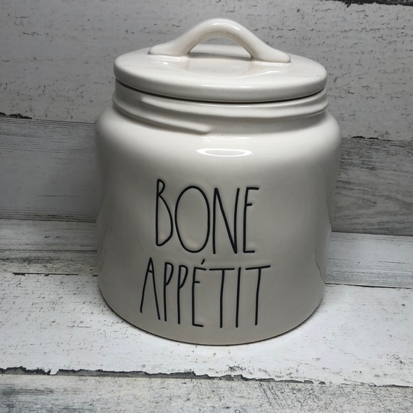 Rae Dunn Other - Rae Dunn BONE APPETITE dog treat canister NEW!